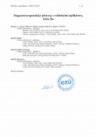 ES certifikát MED 210015 magnetoterapie - příloha